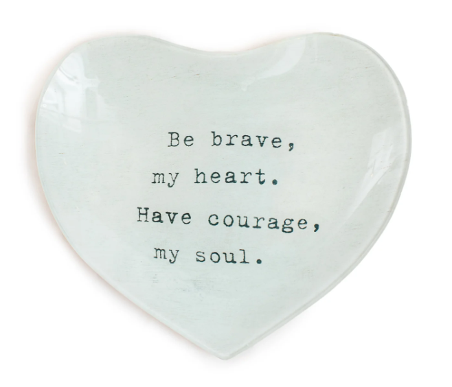 Heart Decoupage Plates