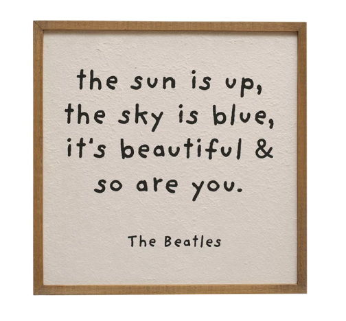 The Sun is Up Wall Art