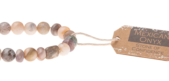 Mexican Onyx Stone Bracelet - Stone of Confidence