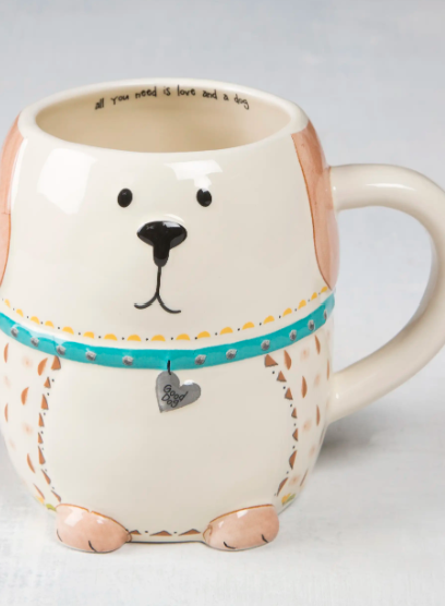 Folk Art Mug - Lucky The Dog