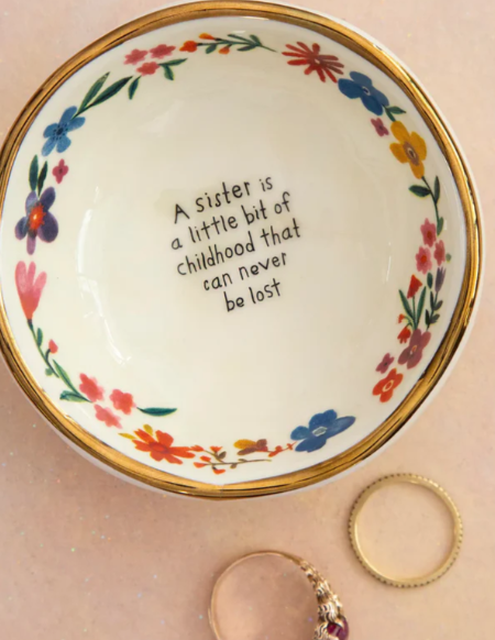 Ceramic Giving Trinket Bowl - Sister Childhood