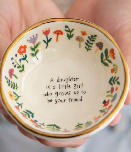 Ceramic Giving Trinket Bowl - Daughter Friend