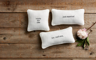 Mini Wedding Pillows