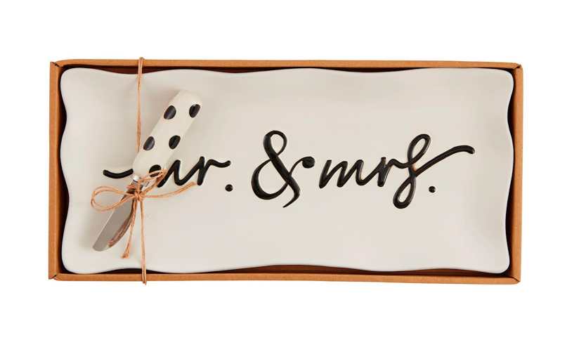 Mr. & Mrs. Hostess Tray Set