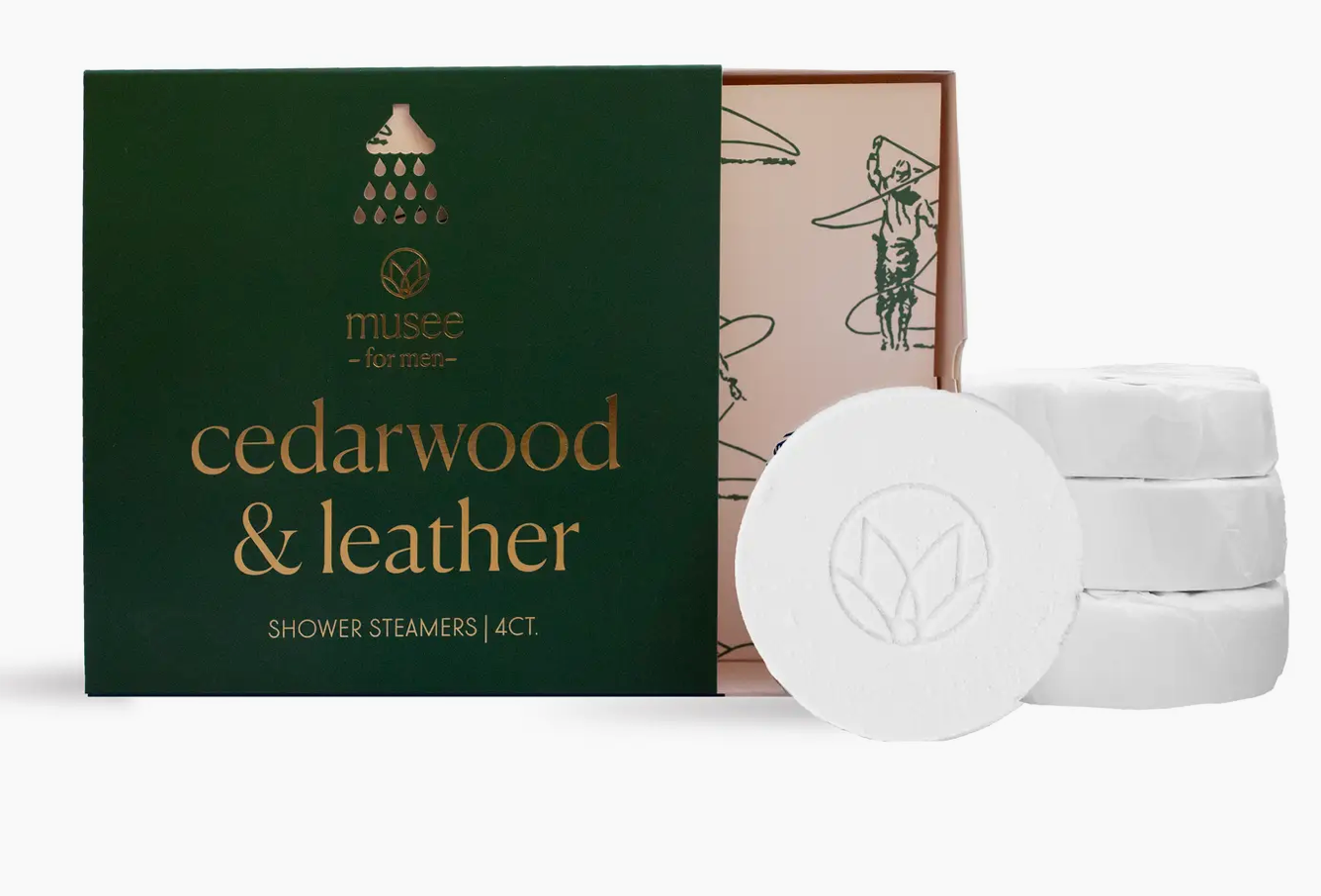 Cedarwood & Leather Shower Steamers