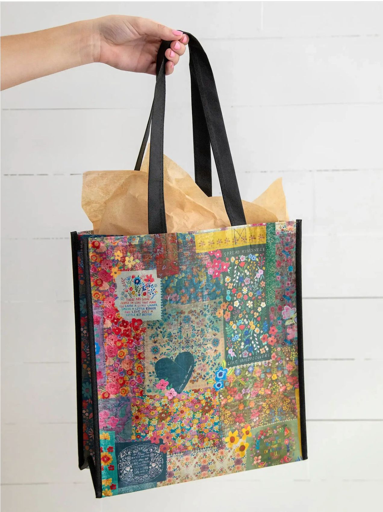 XL Happy Bag - Chirp Patchwork
