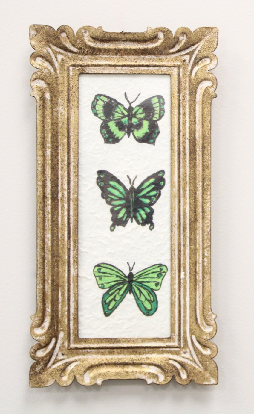 Butterfly Trio Framed Art