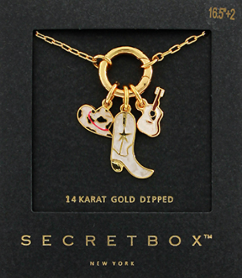 Western Style Multi Pendant Necklace