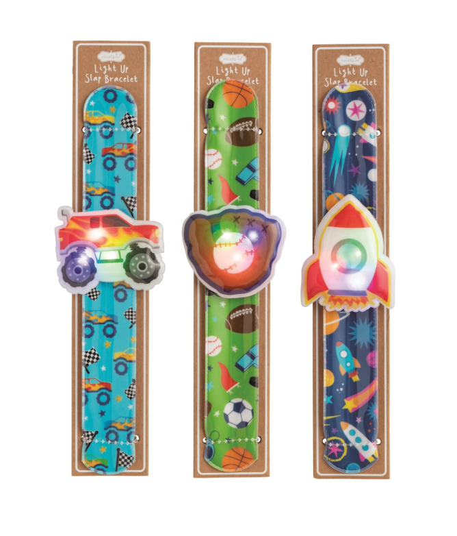 Boy Light-Up Slap Bracelets