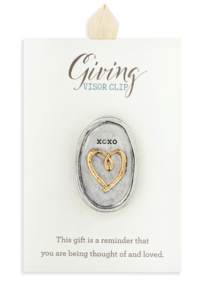 Giving Visor Clip - Heart