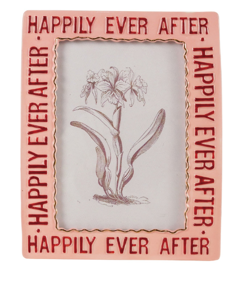 Hand-Painted Photo Frame with Saying
