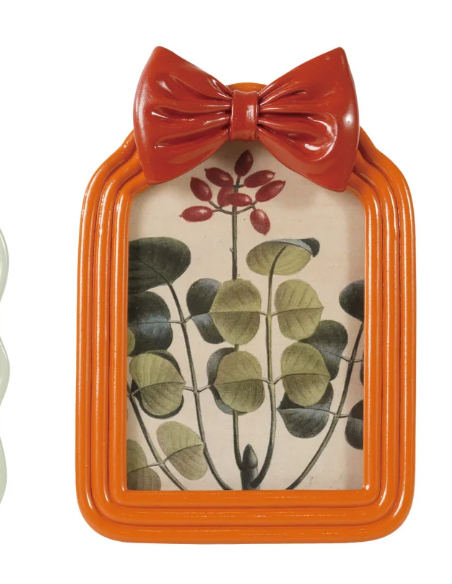 Resin Photo Frame with Artisan Bow