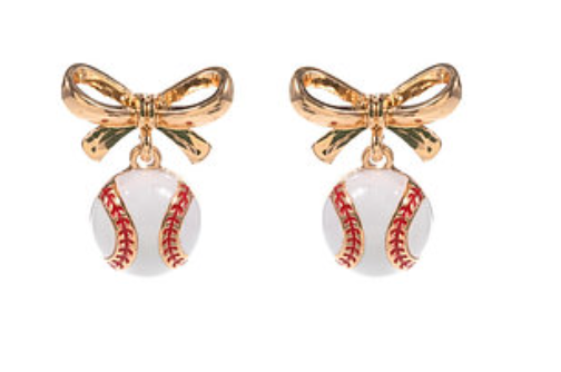 Sport Theme & Bow Earrings
