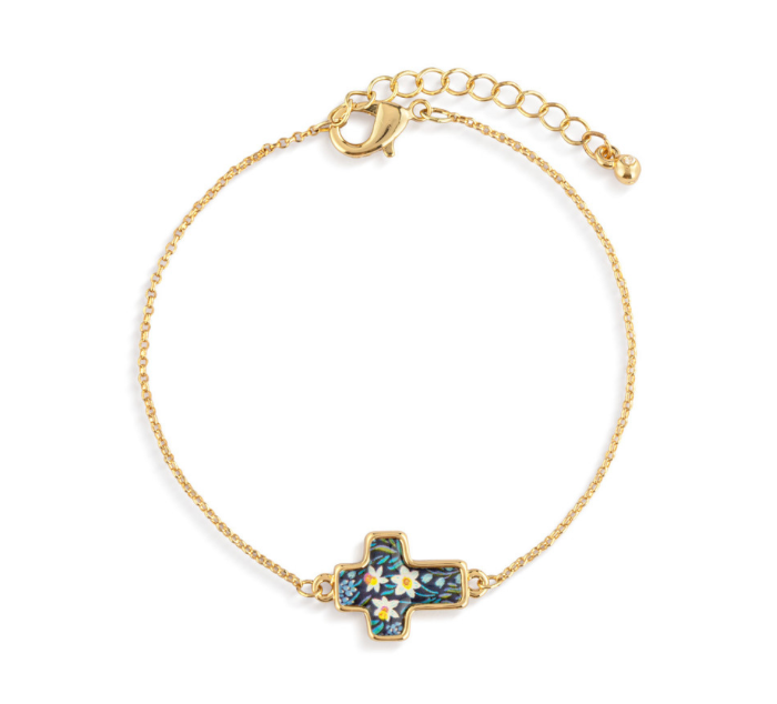 Artful Cross Bracelet - Blessed
