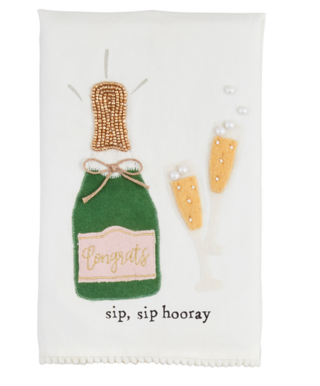 Wedding Appliqué Towels