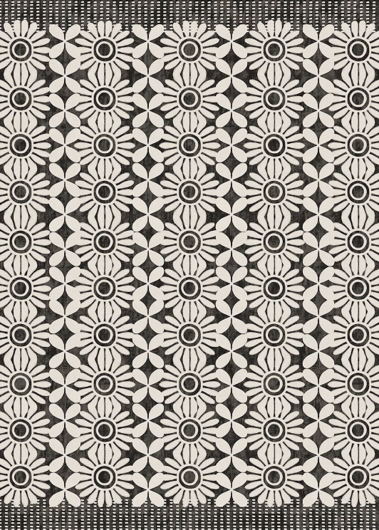 Porto B/W Floor Flairs