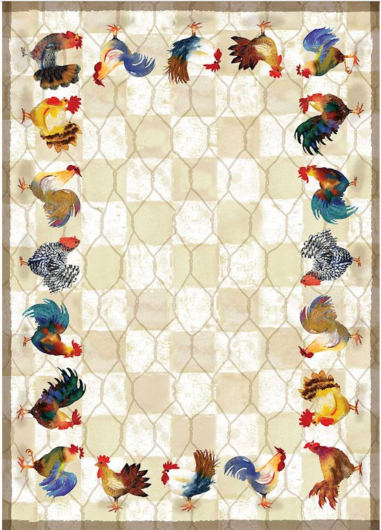 Chicken Dance Floor Flairs