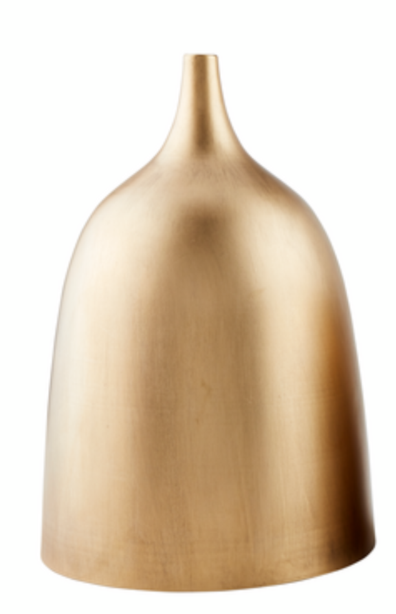 Brass Finished Metal Vases