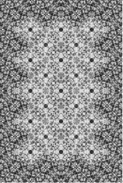 Kaleidoscope Floor Flairs - Charcoal