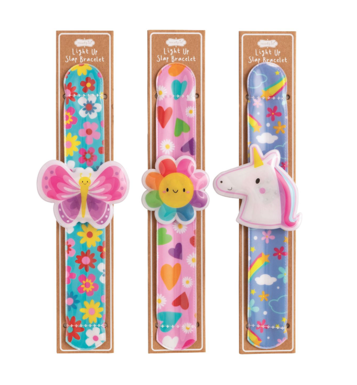 Girl Light-Up Slap Bracelets