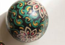 Hand Painted Wooden Spheres