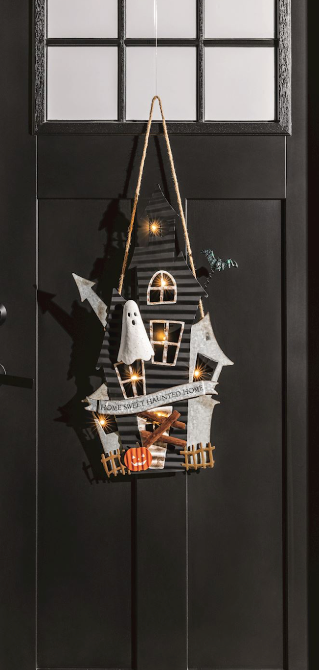 Haunted House Door Hanger