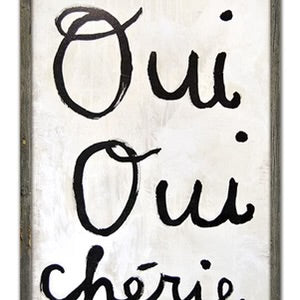 Oui Oui Chérie Art Print