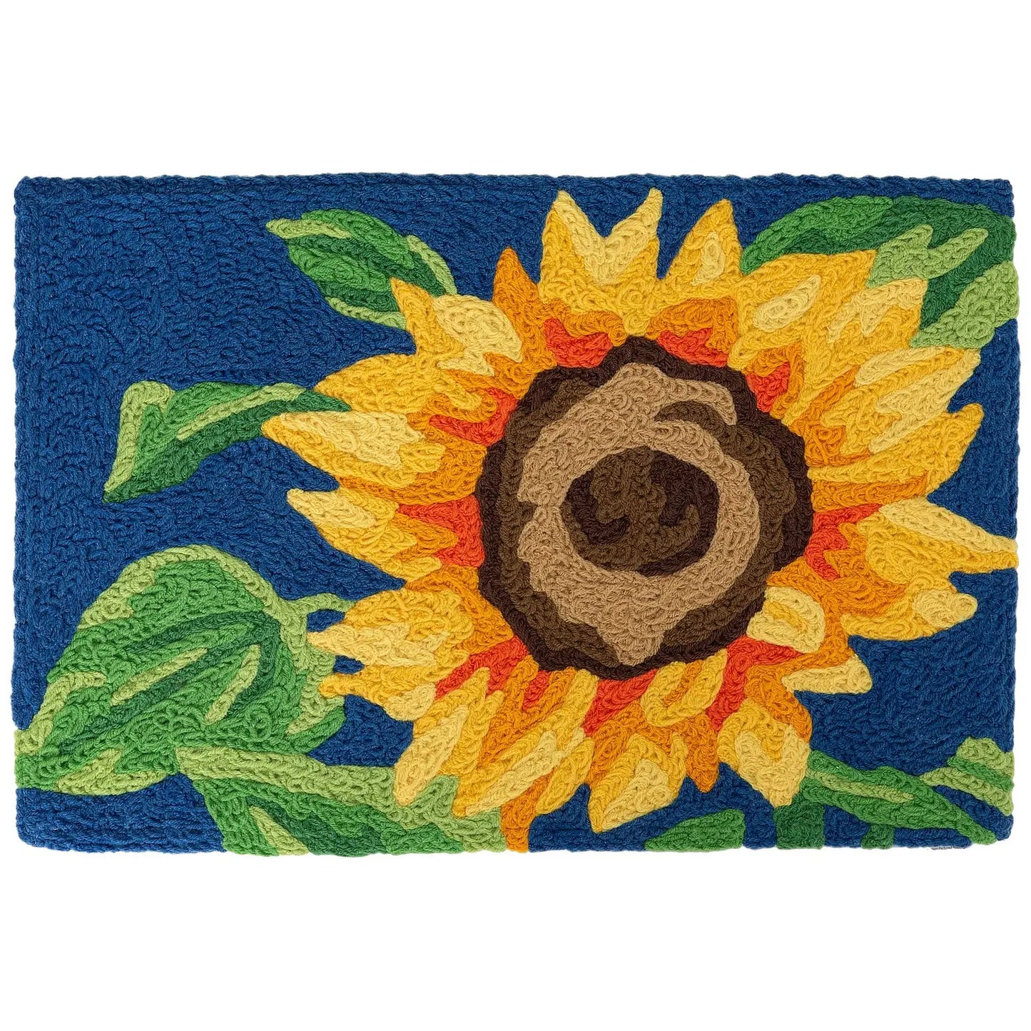Bold Sunflower Garden Rug