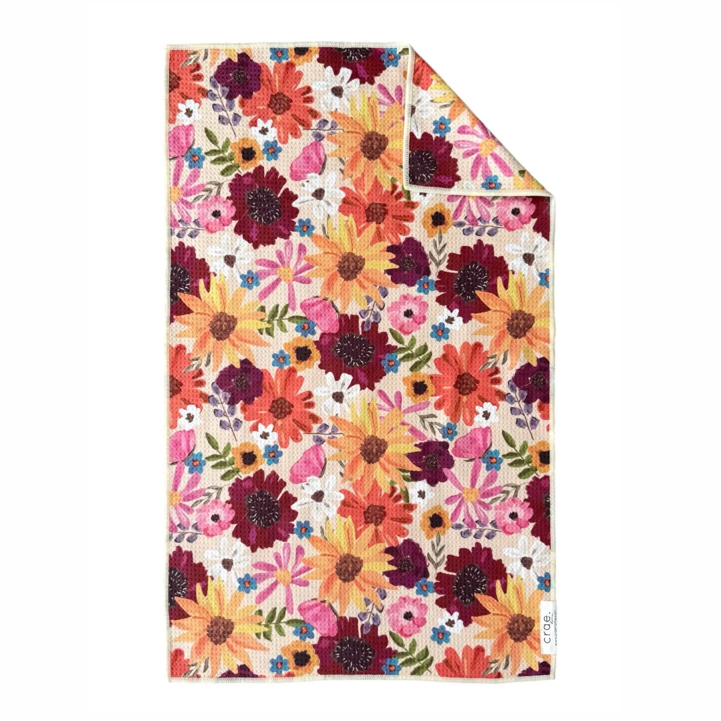 Double-Sided Hand Towel - Flower Child