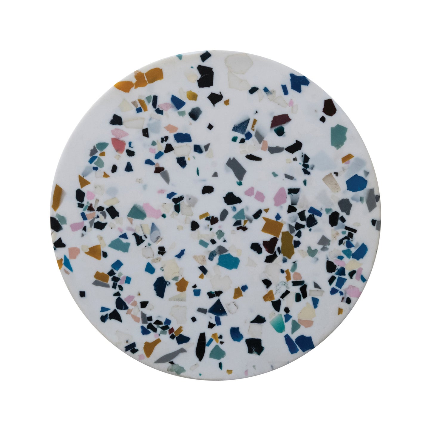 Metal & Resin Terrazzo Martini Table