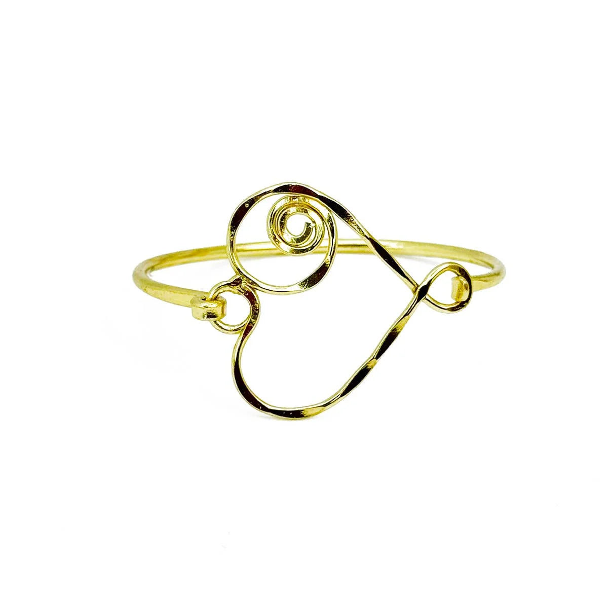 Gold Plated Heart Bracelet