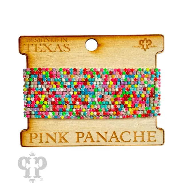 Multi Color Rhinestone Bracelet Set