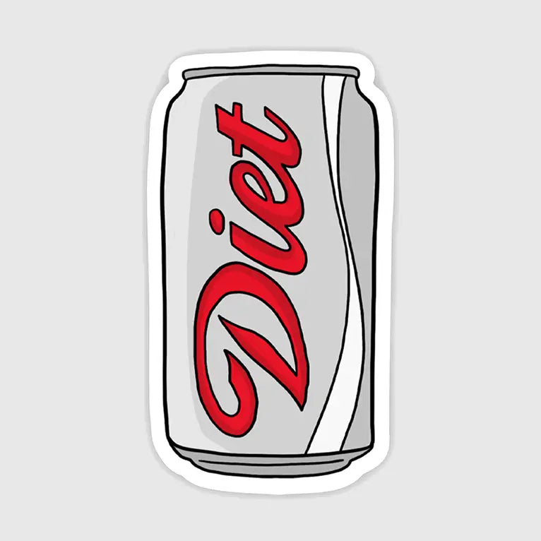 Diet Soda Can Sticker