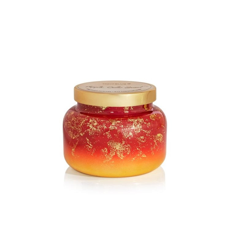 Capri Blue Apple Cider Social Glimmer Candle Signature Jar
