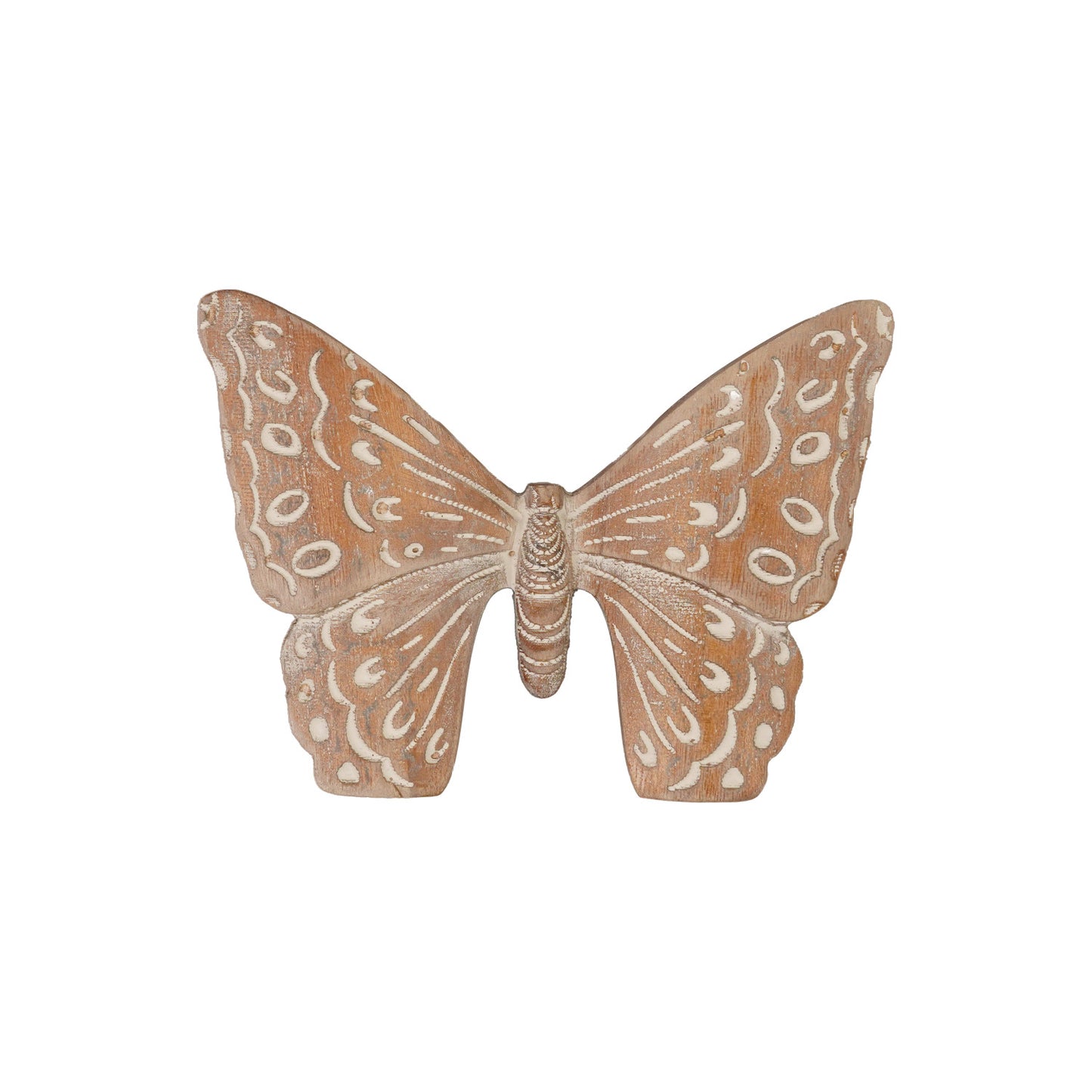 Natural Paulownia Wood Butterfly Wall Art