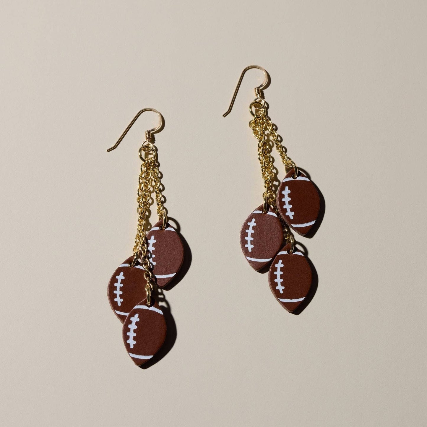 Touchdown Football Dangle Earrings