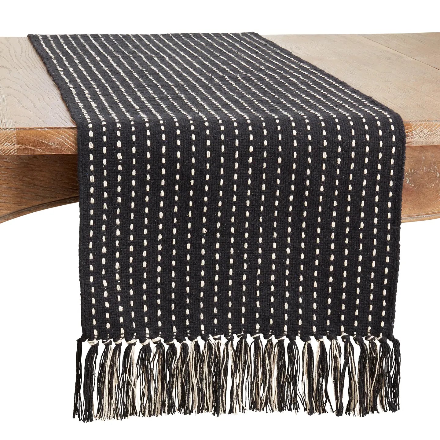 Stitched Fringe Runner