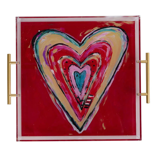 Heart Acrylic Tray