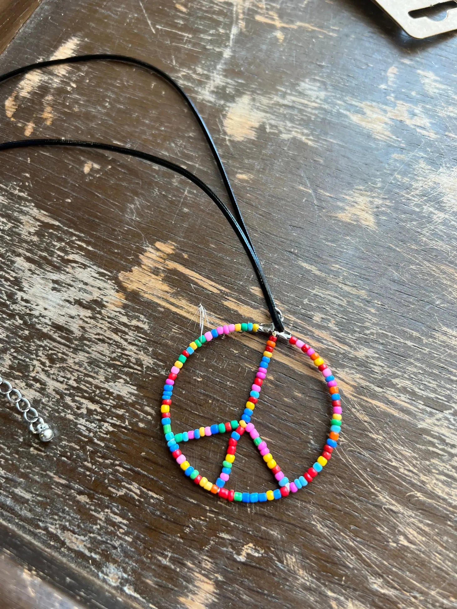 Peace best sale sign necklace