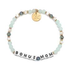Little Words Project Bracelet- "Bonus Mom"