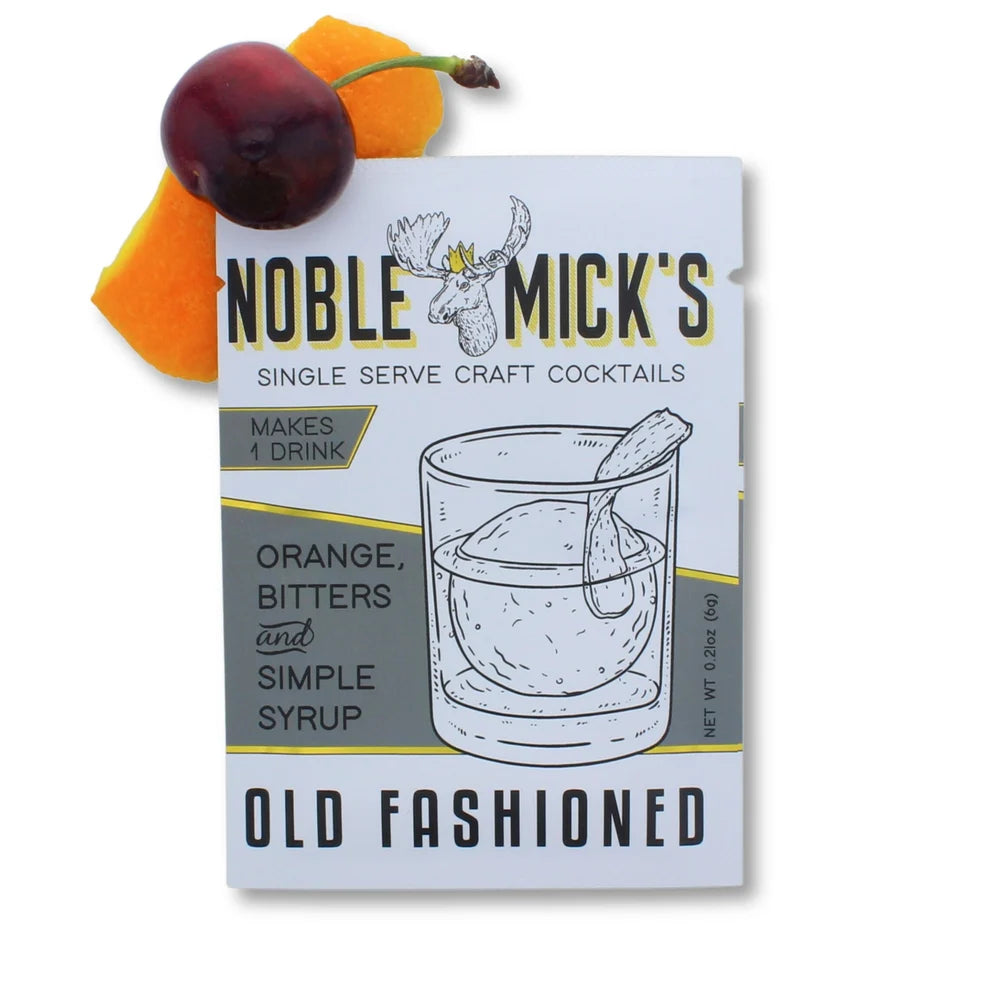 NobleMicks Single Serve Cocktail Mix - Old Fashioned