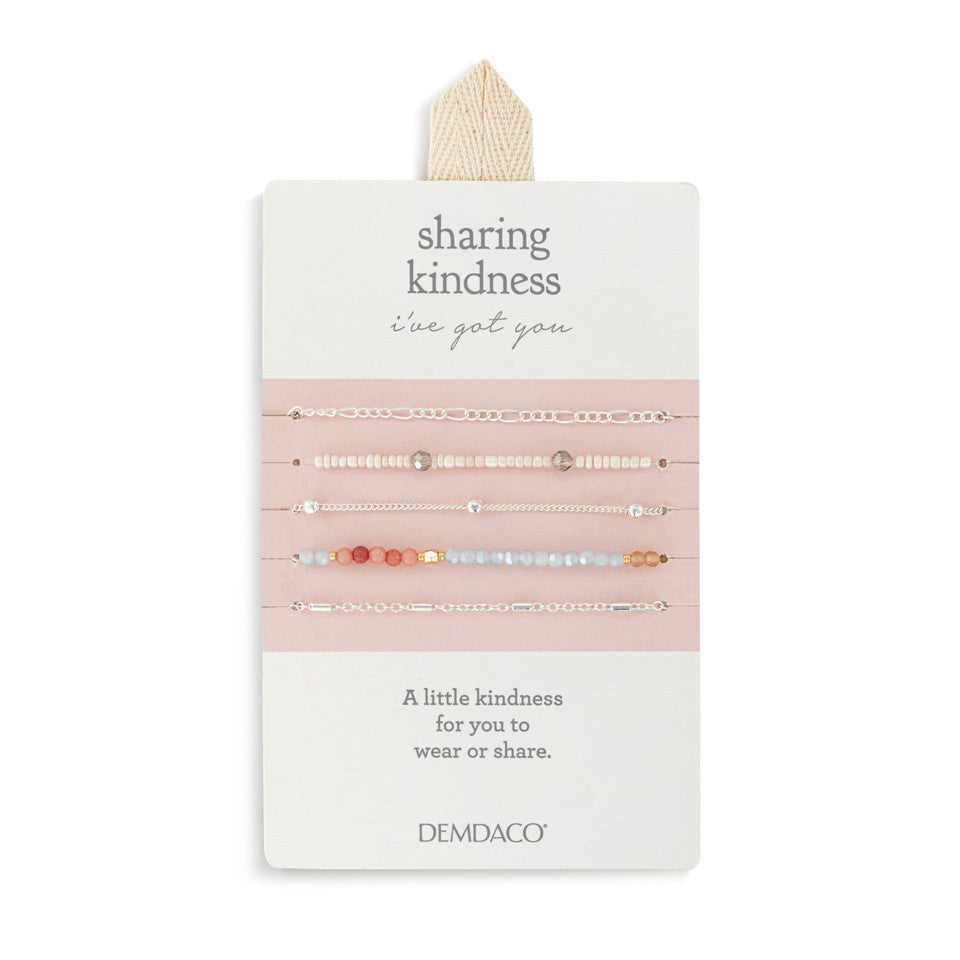 Multicolor Silver Bracelet Set