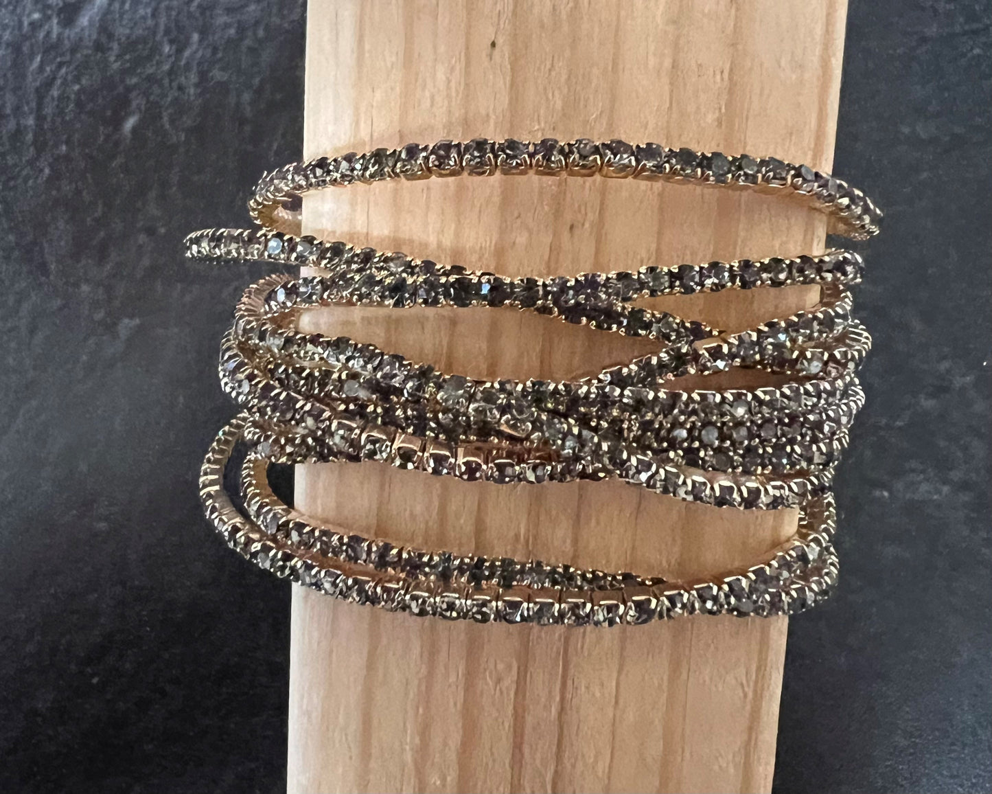 Rhinestone Stretch Stacker Bracelets
