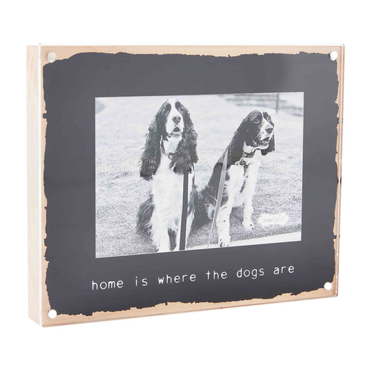 Home Is Where Dog Acrylic Frame