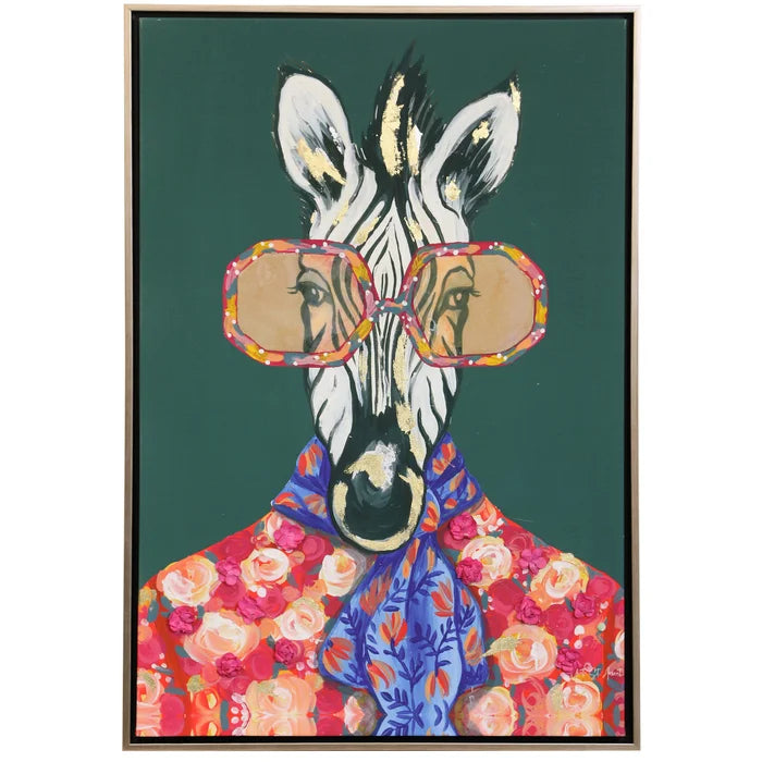 Miami Living Zebra Wall Art