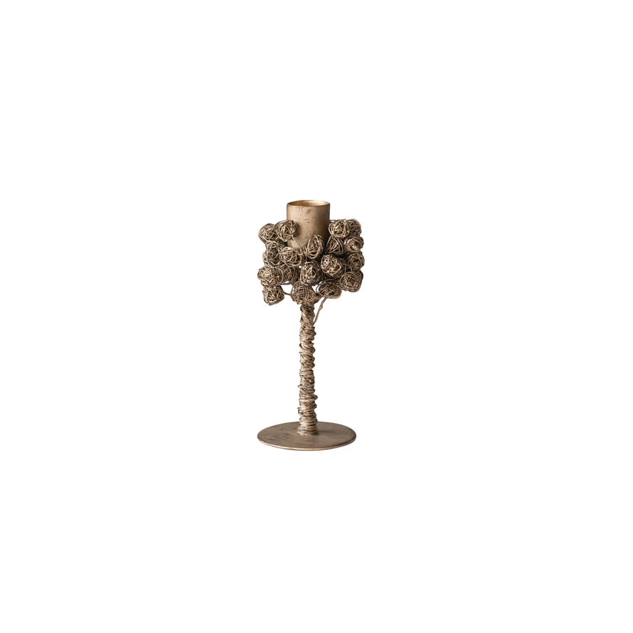 Brass Metal Taper Holder with Wire Clusters