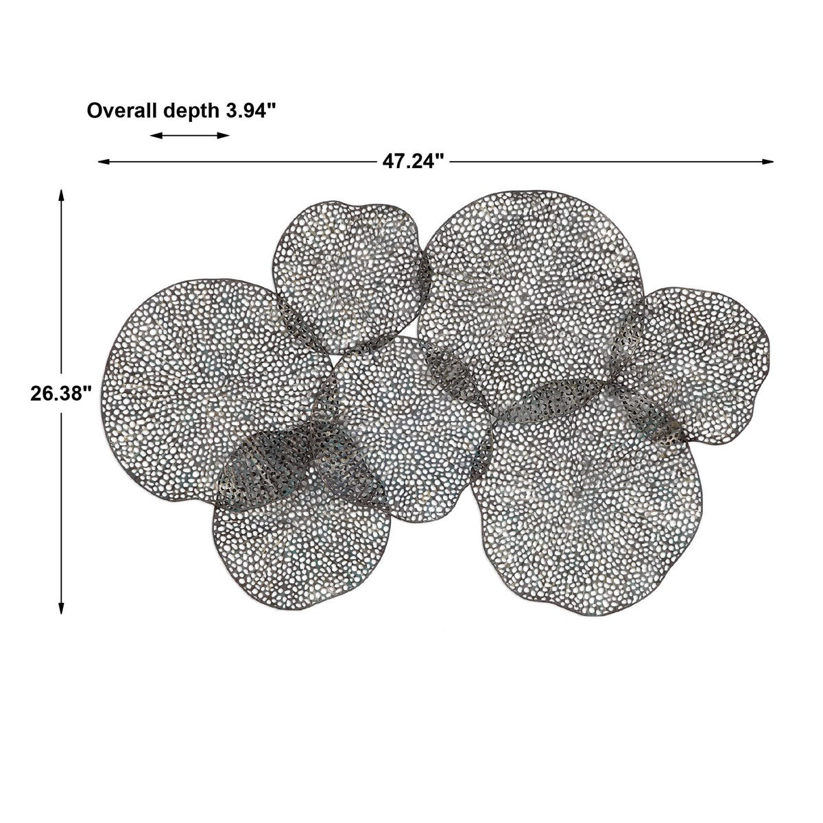 Ripley Metal Wall Art, Bronze