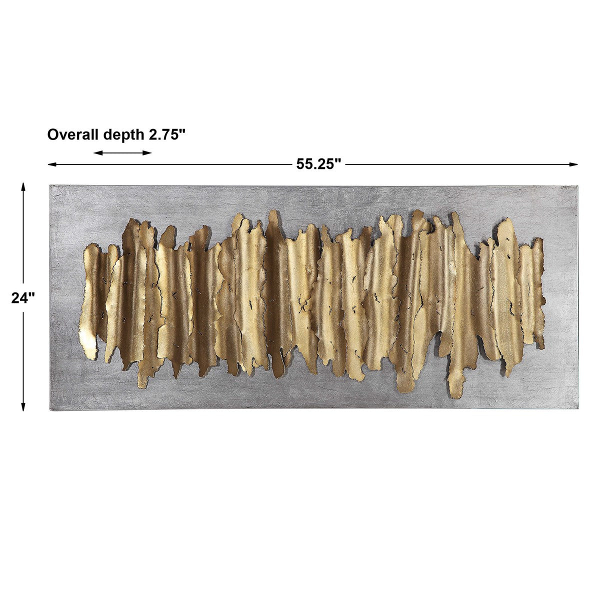 Lev Metal Wall Décor, Silver