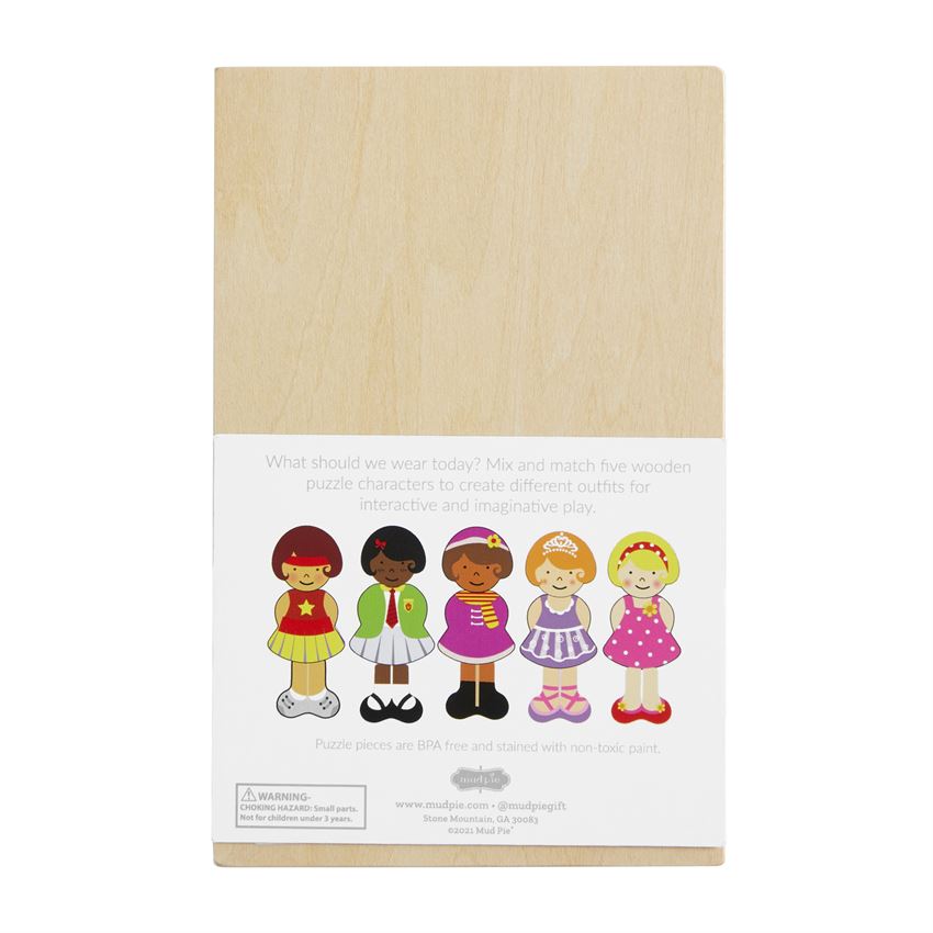 Boxed Dress Up Wood Puzzles