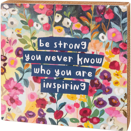 Be Strong Box Frame